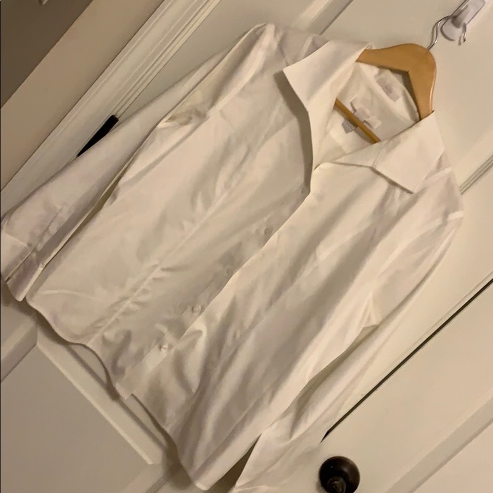 Chico’s white button down